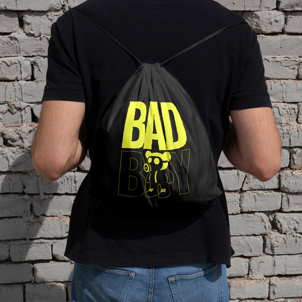 'Bad Bear' Drawstring Bag