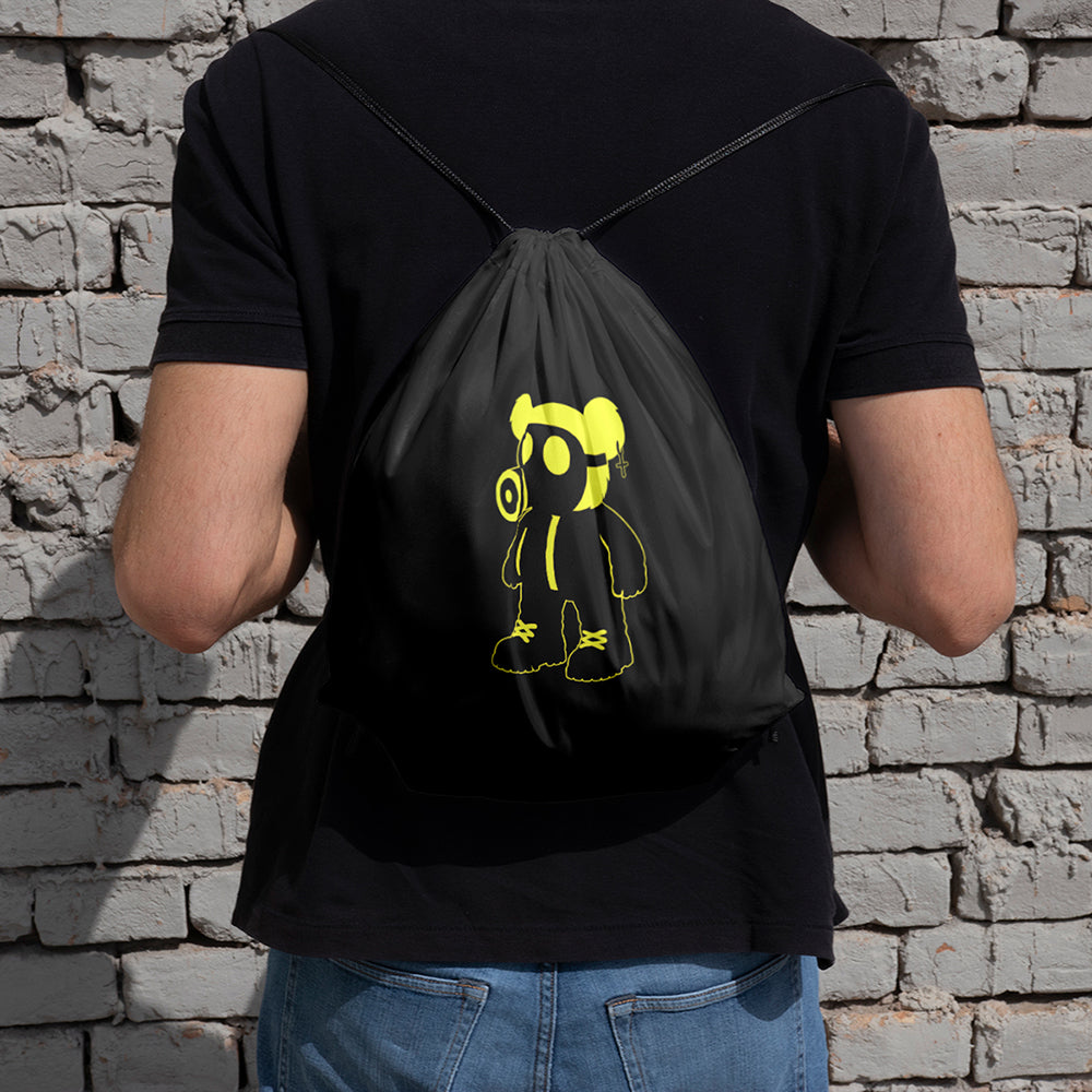 'Bad Bear' Drawstring Bag