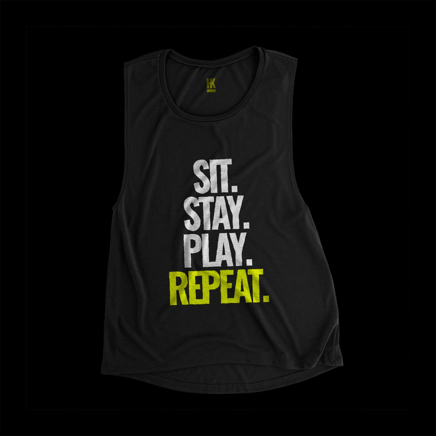 'Sit Stay Play Repeat' Tank Top