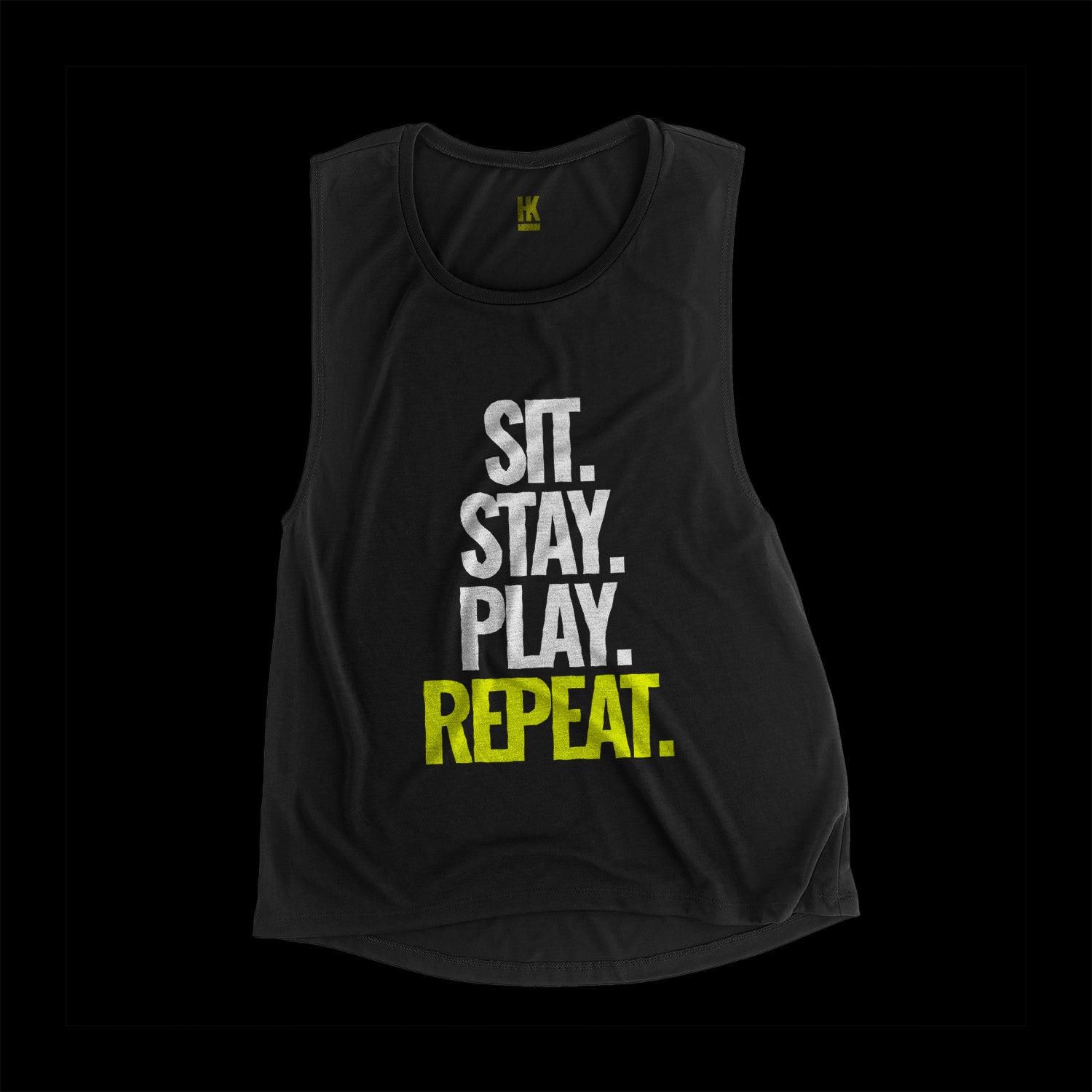 'Sit Stay Play Repeat' Tank Top